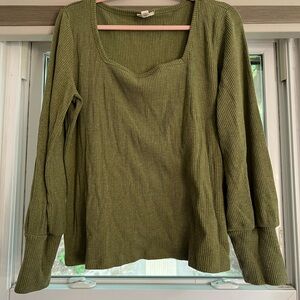 Olive Green Long Sleeve